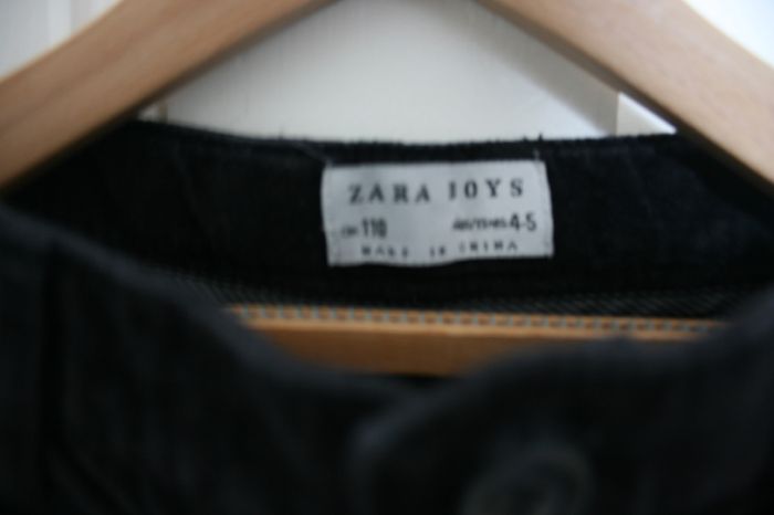 Zara Boys Navy Trousers - Age 4 - 5 Years