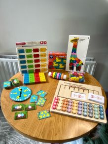 Bundle Math counting numbers match educationl toys Montessori