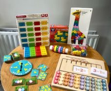 Bundle Math counting numbers match educationl toys Montessori