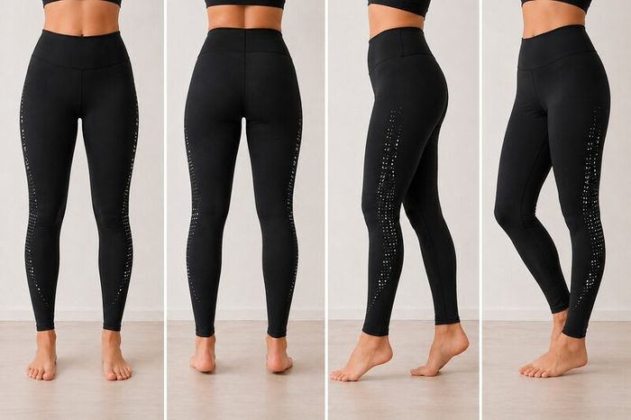 Women's Black Sports Leggings  Sizes 12-14
