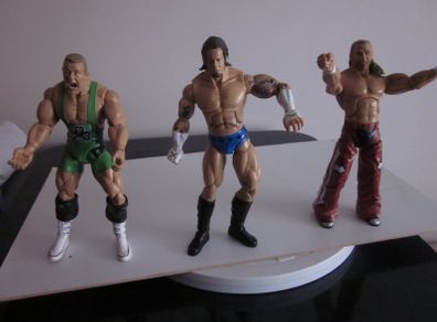 2005 WWE Jacks Deluxe Wrestling FiguresX3