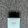 Sterling Silver Flat Square Curbed Men's Necklace Image 2