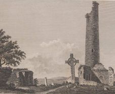 1797 Engraving Monasterboice Church Louth
