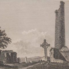 1797 Engraving Monasterboice Church Louth