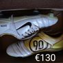 Football Boots Nike Air Zoom Total 90 III White/Gold (2004) Size 7UK SG Image 4