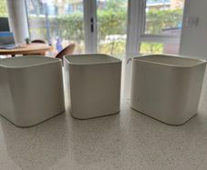 Ikea SKADIS Pegboard Containers - White, Set of 3