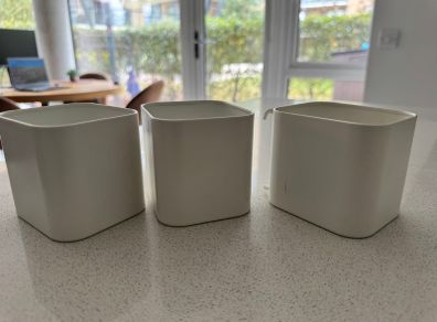 Ikea SKADIS Pegboard Containers - White, Set of 3