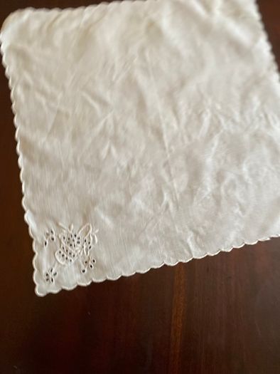 Vintage embroidered napkin