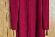 Long pencil dress, soft merino wool