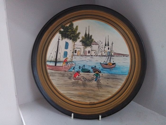 Two Greek Terracotta  Plates