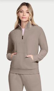 BNWT - Skechers GO LUXE Ribbed Half Zip Sweatshirt UK 10