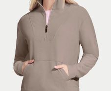 BNWT - Skechers GO LUXE Ribbed Half Zip Sweatshirt UK 10