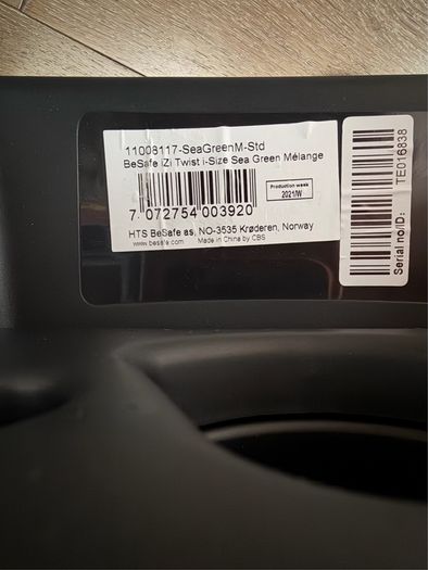 Car Seat BeSafe iZi Twist i-Size