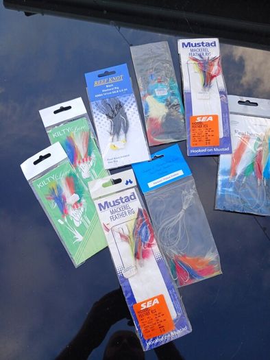 sea fishing feather rigs x9.