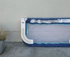 Toddler bed safety guard rail