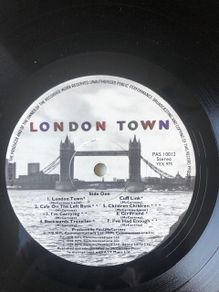 Wings Paul McCartney Beatles - London Town Vinyl album Lp