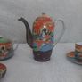 Japanese Satsuma style porcelain tea set Image 2