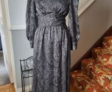 Zara silver/grey maxi