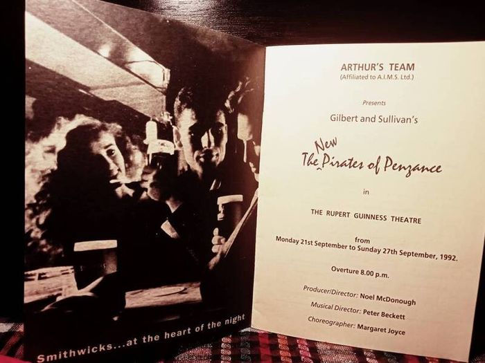 1982. The New Pirates Of Penzance Program.