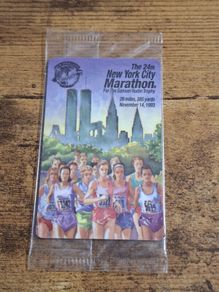 USA Phonecard "24th New York City Marathon 1993", mint in wrapper, 10 Dollars - free standard postage
