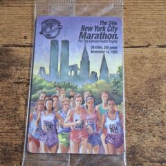 USA Phonecard "24th New York City Marathon 1993", mint in wrapper, 10 Dollars - free standard postage