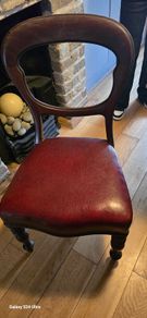 Antique victorian balloon chair