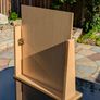 Large Bevelled Dressing Table Swing Mirror - 50 x 48cm Image 5
