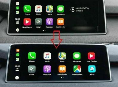 Bmw Apple Carplay Split Screen To Full Screen