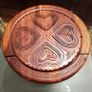 Handcarved Collapsible Wooden Basket Image 5