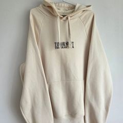 Taylor Swift The Eras Tour Hoodie Size M Cream Oversized