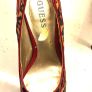 GUESS Leopard Print and Red Patent High Heels Sz 5UK Image 7