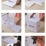 Portable Studio,Foldable Light Box for Photography with LED Light Mini Booth Shooting Tent kit Equipped with 6 Colors Background Cloths Built in Light Image 6