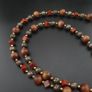 Vintage Tiger'sEye ,Jasper & Old Brass Beads Necklace Image 4