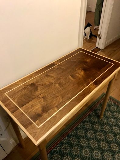 Maple & Walnut Table | Handmade in Ireland