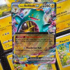 Iono's Bellibolt EX ! Double Rare ! from Journey Together Set ! 2025 ! Pokemon Card !