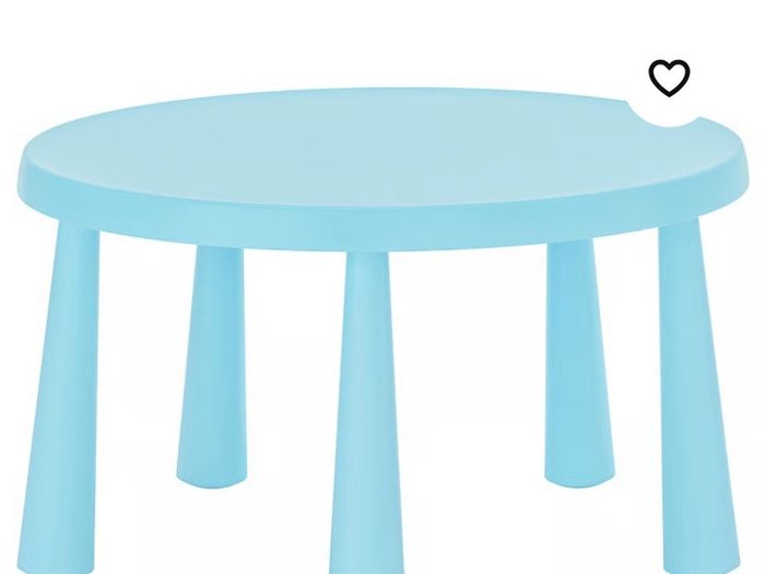 kids sturdy play table and chair