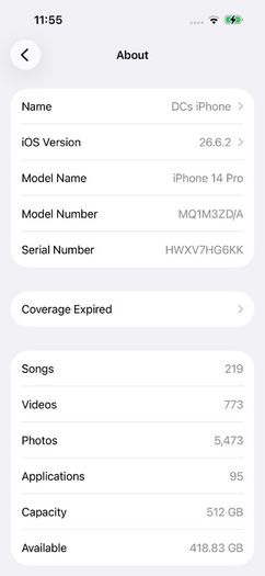 iPhone 14 pro 512gb
