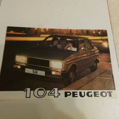 Peugeot 104 Sales Brochure.