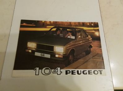 Peugeot 104 Sales Brochure.
