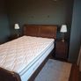 King bed, mattress, lockers and side lamps Image 4
