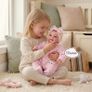Reborn Babies Dolls Sunny 17 Inch Realistic Newborn Girls Lifelike Real Baby,Soft Cloth Body, Open Eyes,Sweet Smile,Includes Accessories,Pretend Play Gift for Kids 3+,Poseable Limbs Image 3