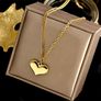 The Affection Heart Necklace  Available for Custom By R'Laith Engraving Image 5