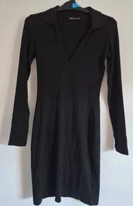 Black Zara Cord Dress