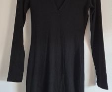 Black Zara Cord Dress
