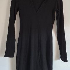 Black Zara Cord Dress
