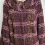 Purple and Green Wool Mix Coat from Autograph M&S size 12 Image 5