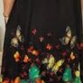 Stunning black butterfly Dress size 20/22 Image 2