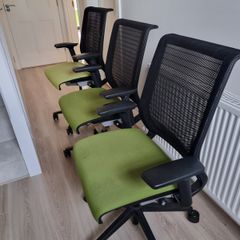 3 Steelcase Think V1 ergonomic office chairs