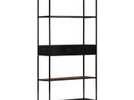 main image for ad Book Cabinet 90x35x180 cm Rough Mango Wood &amp; Iron