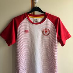 Umbro St Patrick's Athletic FC Training Top White Red Striped